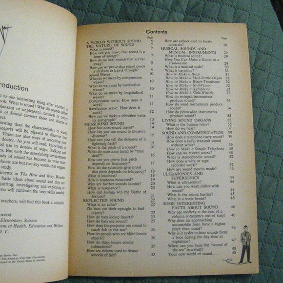 How And Why Wonder Book Of Sound 1962 - Picture 6 of 10